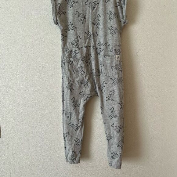 Art Class Gray Another Day Chillin’ Jumpsuit 4 t Gray - Picture 2 of 7